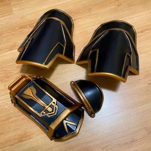 Caitlyn and Vi Cosplay Craft Kit. Arcane 2 cosplay. Piltover Shoulder Pads Armor. Caitlyn Arcane League of Legends