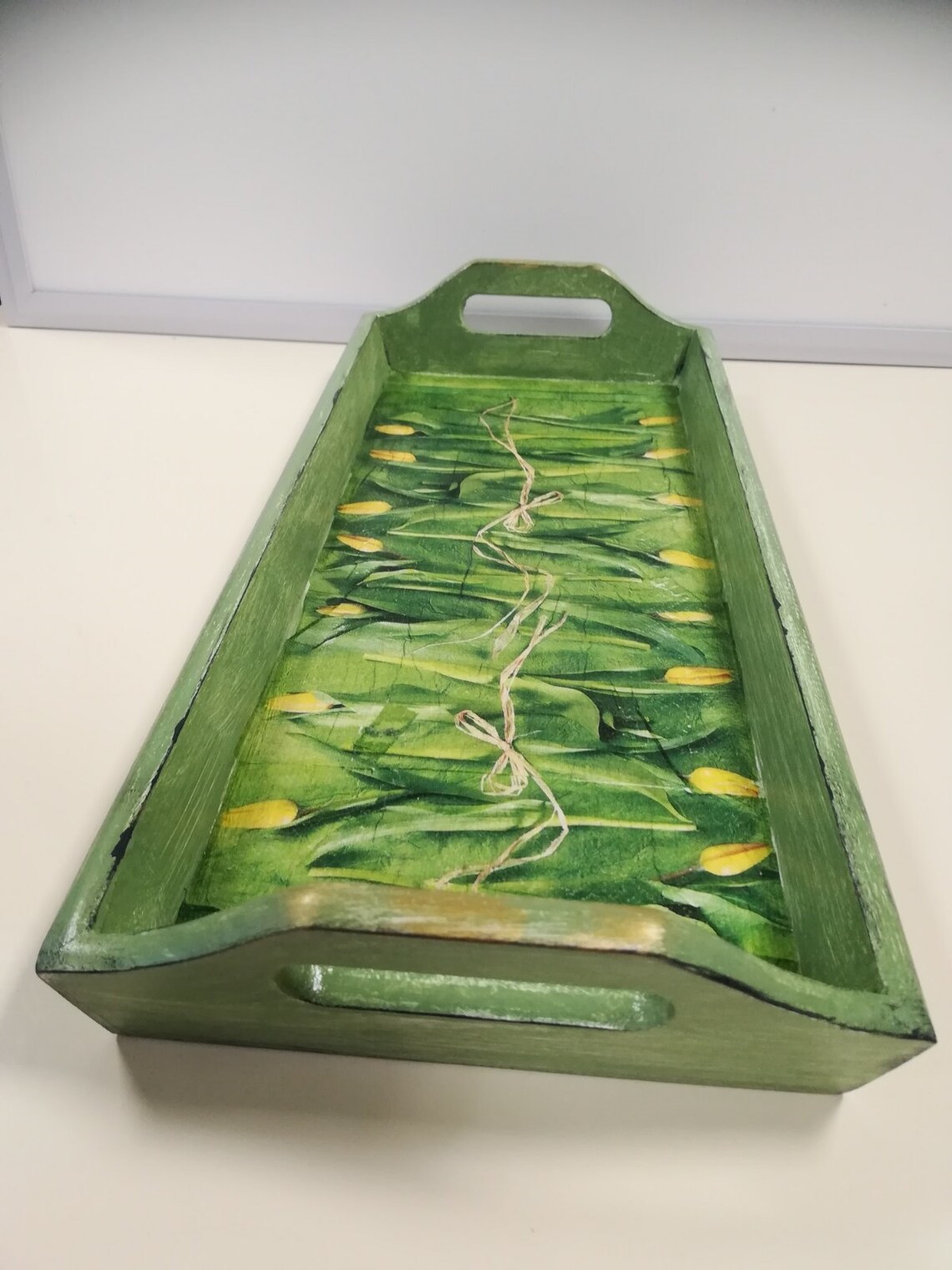 Wooden tray breakfast tray serving tray unique present Etsy