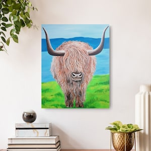 Original Art - Maggie Moo - Highland Cow