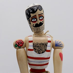 Joint Wood Dolls Decorative Art Model Man Artist Figures Hands Photo Props  Wooden Jointed Doll Desktop