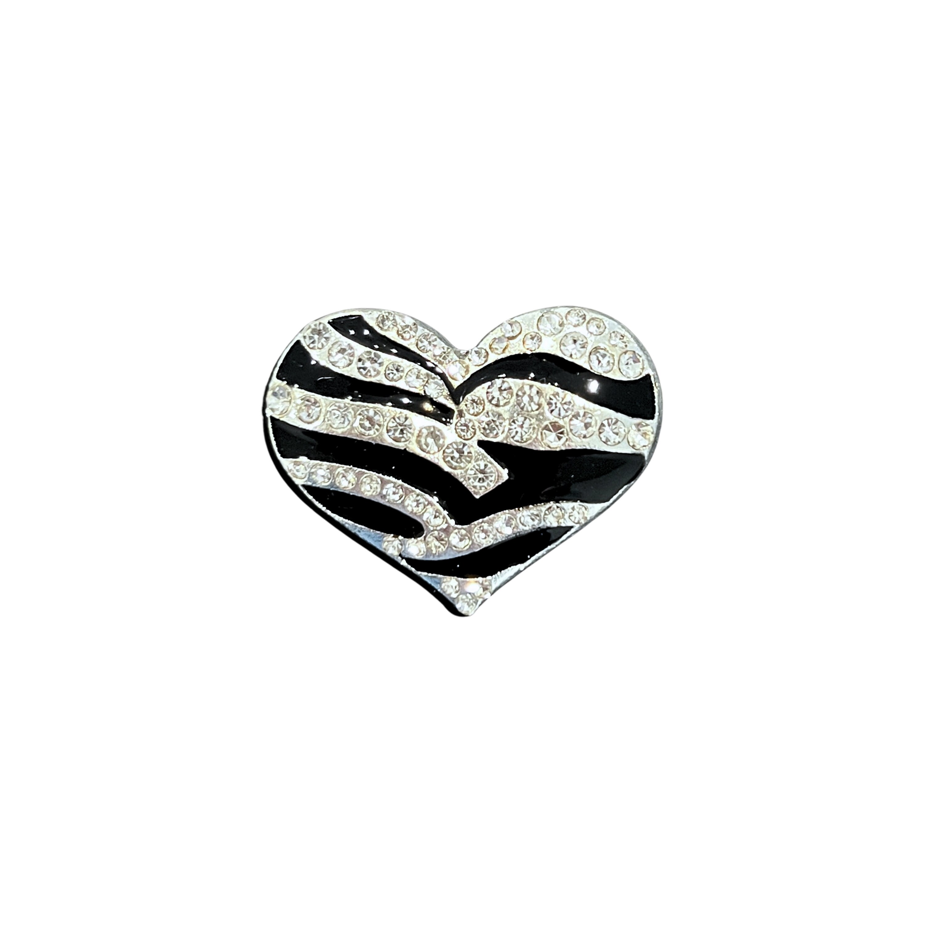 Zebra Rhinestones Zebra Heart Rhinestone Magnet Pageant Contestant Number Sashes Fashion ...