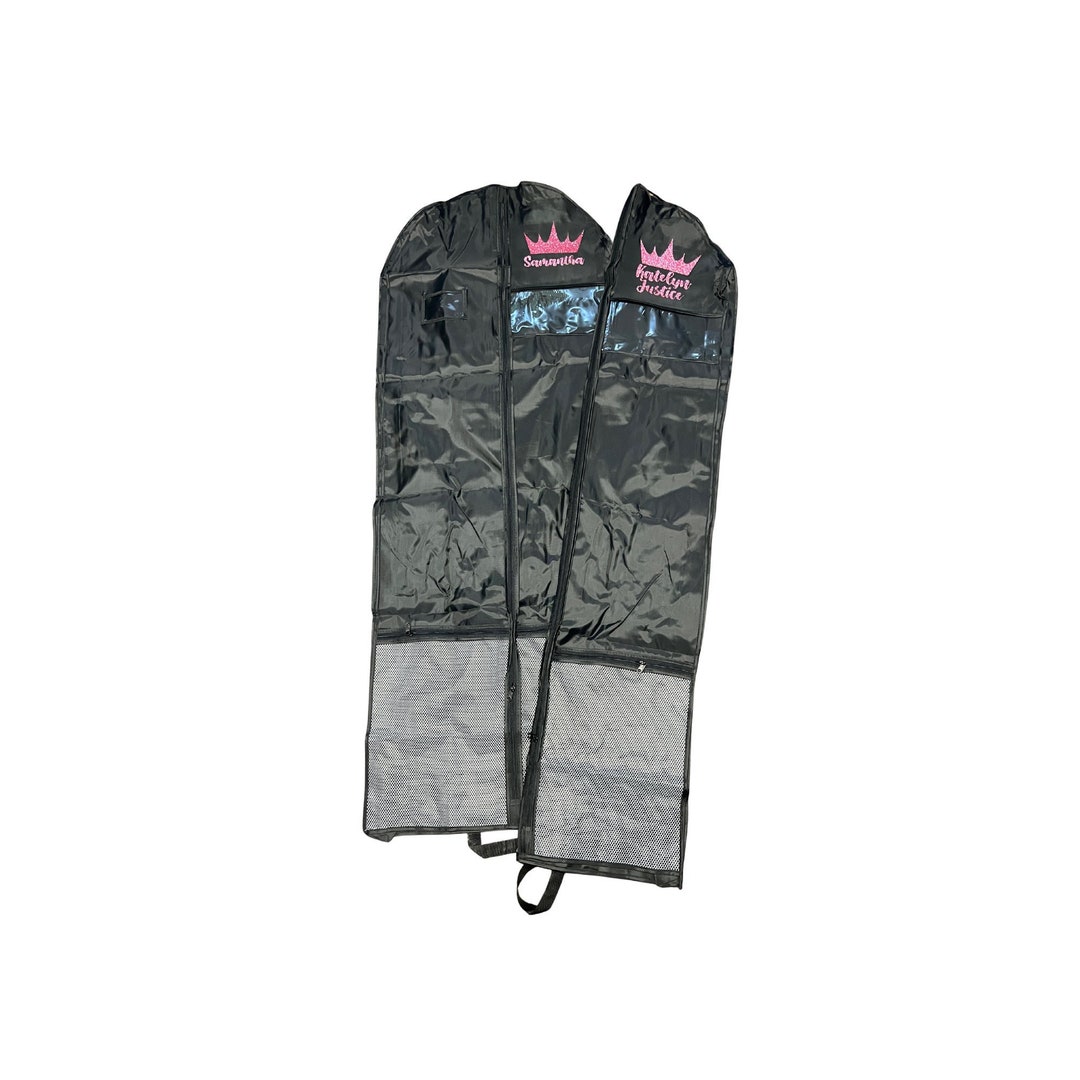 Custom Garment Dress Bag With Shoe Storage Pageant Queen Wedding Bride