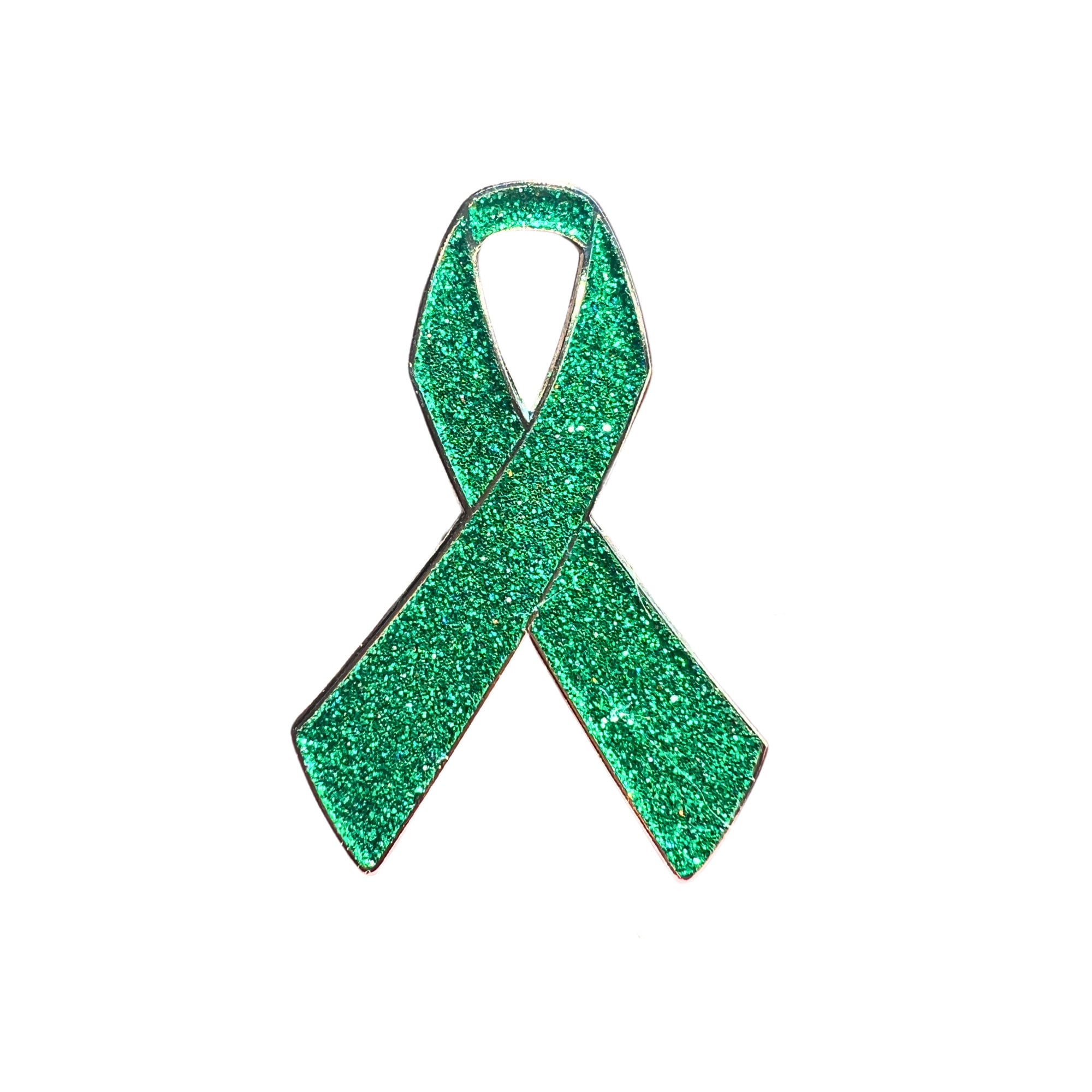 Contestant Ribbon Green Glitter Ribbon Awareness Magnet: Magnetic Fashion Accessory ...