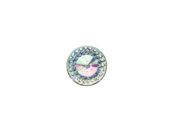 AB Queen: Pageant Contestant Number Magnet Sashes Fashion Accessory Gift Button Pin Lapel Brooch Magnetic