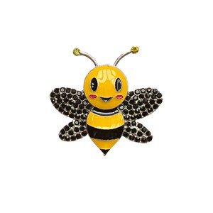 Queen Bumble Bee: Pageant Contestant Number Magnet Sashes Fashion Accessory Gift Button Pin Lapel Brooch Magnetic