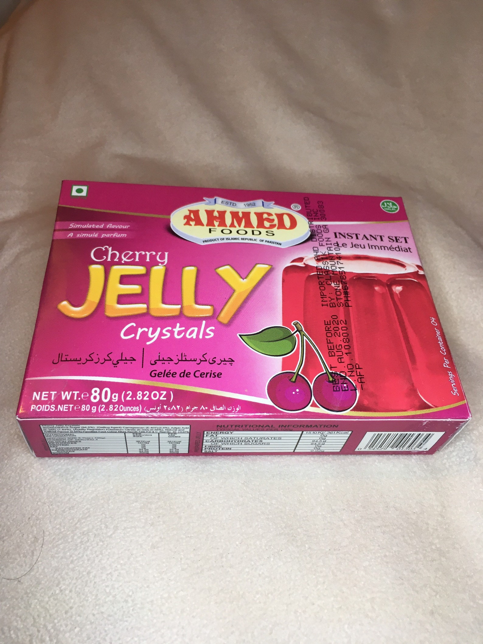Halal Jelly Crystals Infused Cherry Instant Set Mix Molding Etsy
