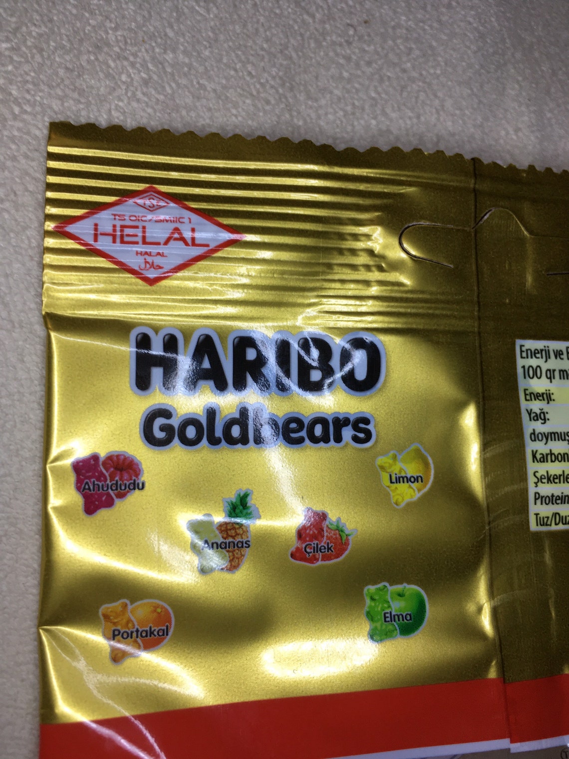 Halal Haribo Gold infused Gummy Bears Edible Share Size Snack Etsy