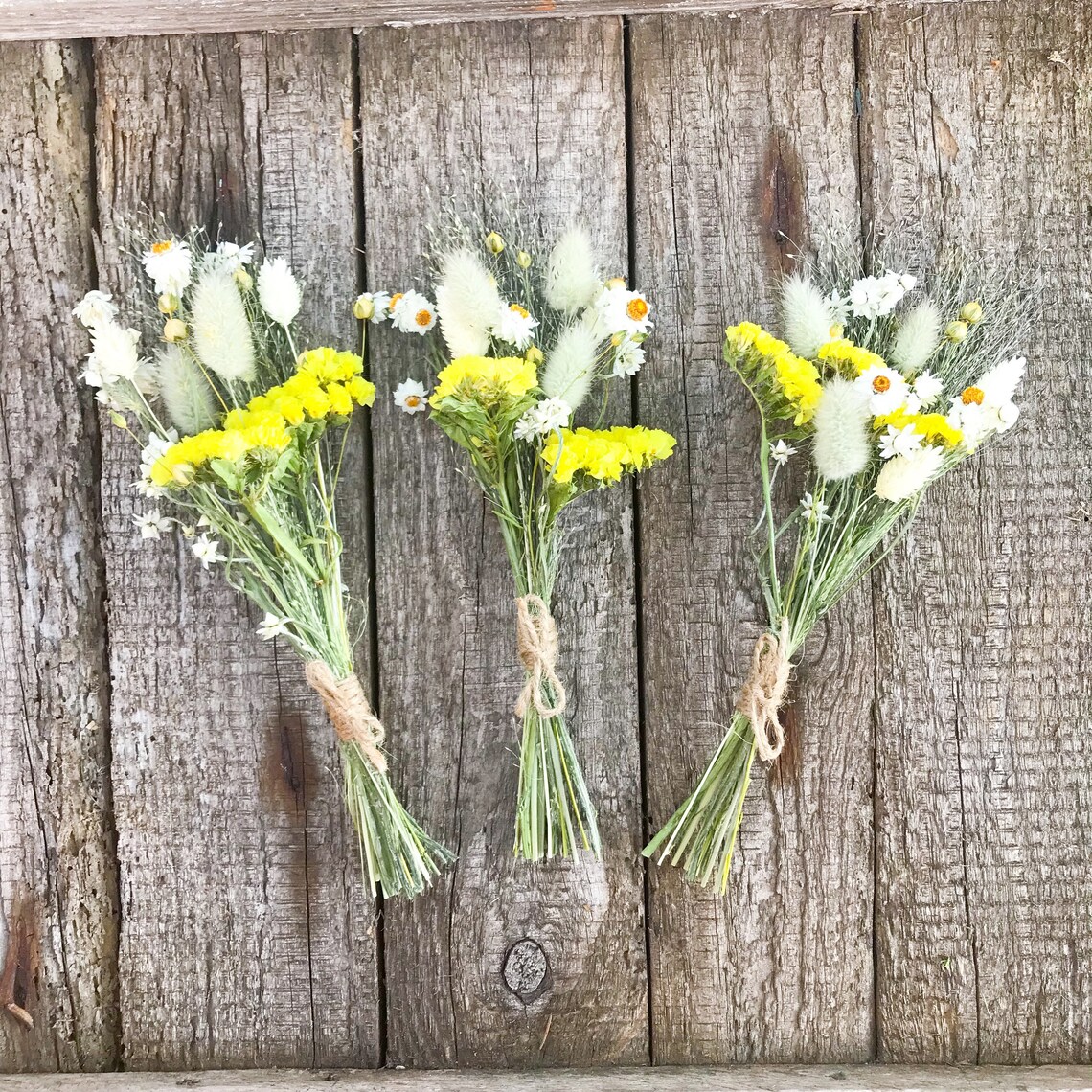 Dried Flowers Mini Bouquets Small dry flower bunch Bud Vase Etsy