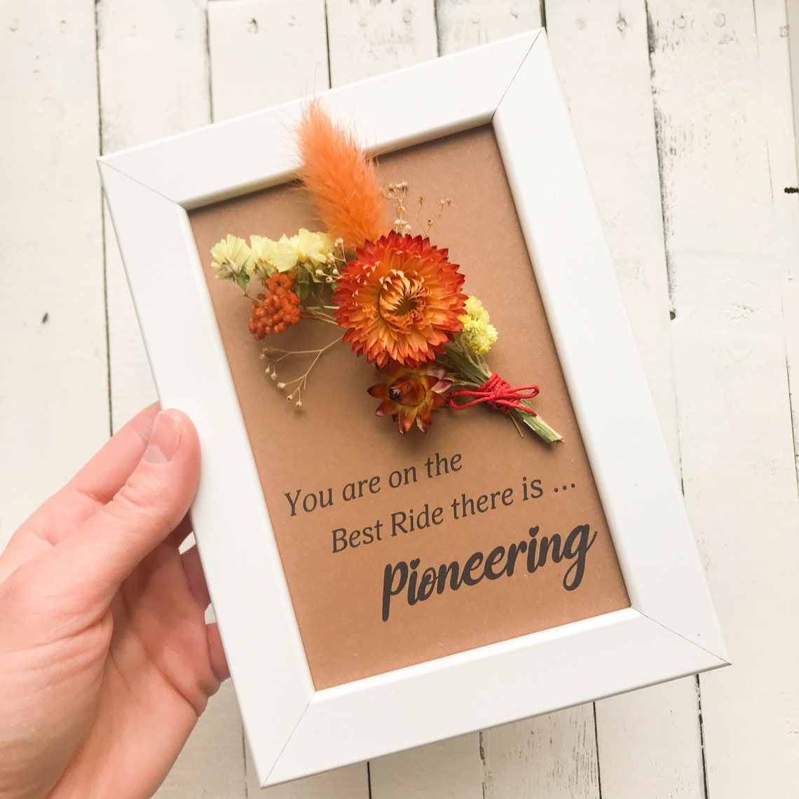 Pioneer Flower Frame JW gift Jehovah Witness gift pioneer Etsy