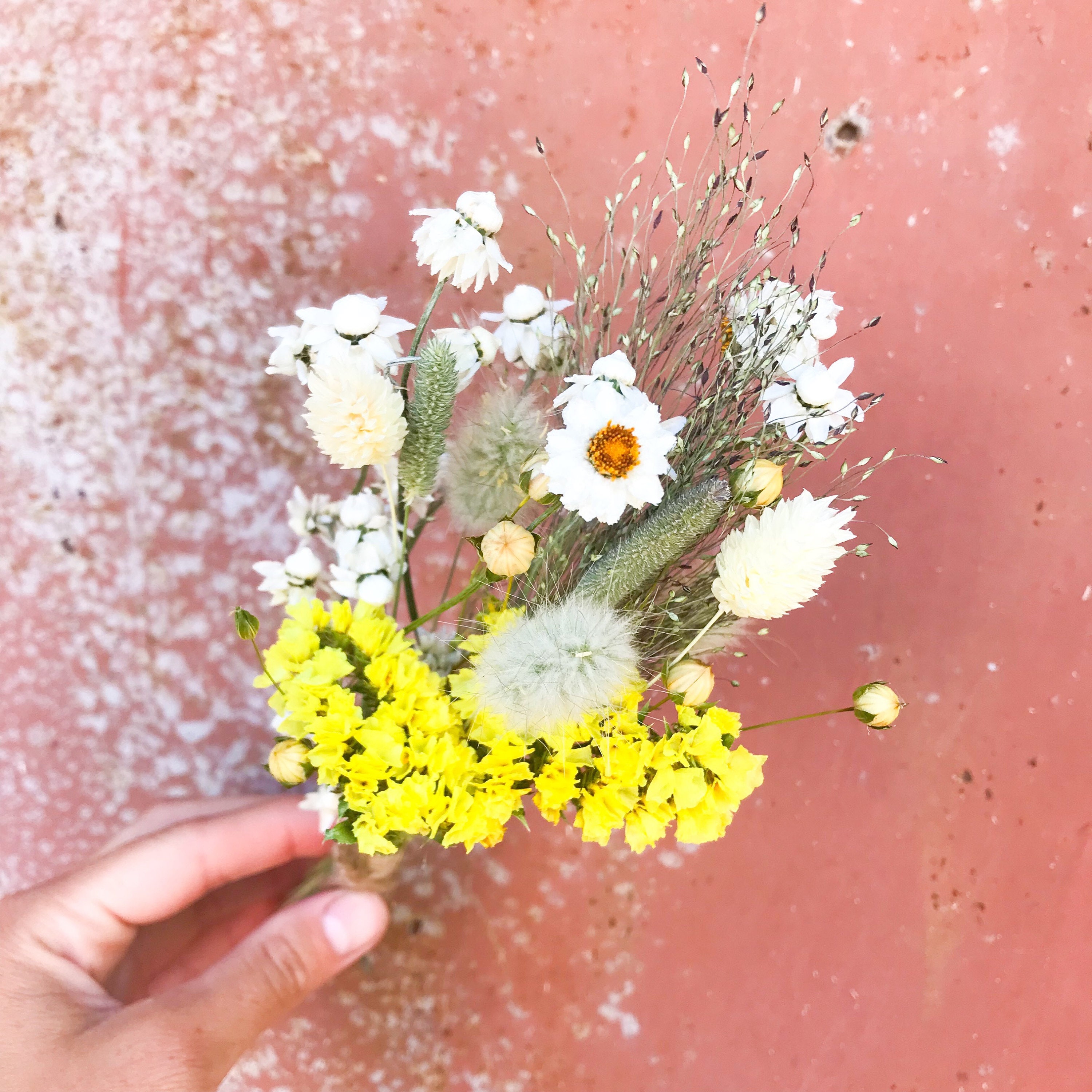 Dried Flowers Mini Bouquets Small dry flower bunch Bud Vase Etsy