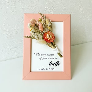 JW year text 2023, Any Language, Décor de fleurs sèches, Cadeau de la Convention des pionniers, Témoins de Jéhovah Cadeau de baptême, cadeau de sœur, cadeau d’aîné
