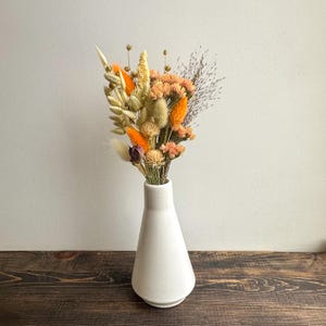 Boho Dried Flower Bouquets, Small dry flower bunch, Bud Vase Flowers, Home decor, Preserved Flower Arrangement, Wedding Mini Centerpiece