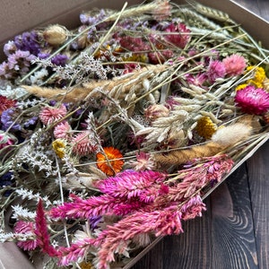 Dried Flower MEGA Box, Craft Pack, Mini Preserved Flower, Dry Flowers Epoxy Resin, Jewelry Craft, DIY Material, Candle Making image 5