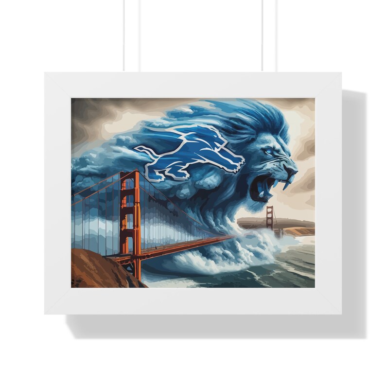 LIONS Vs 49er 2024 Framed Horizontal Poster Etsy Canada