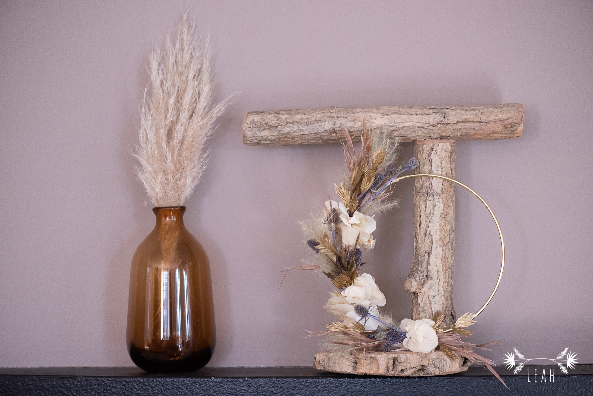 Couronne Murale en Fleurs Séchées // Kaiha