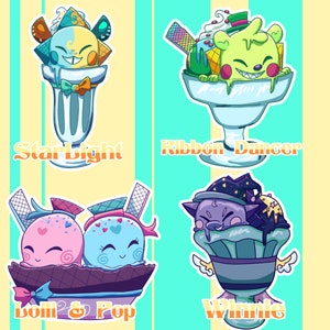 Dreamworld Ice cream Stickers