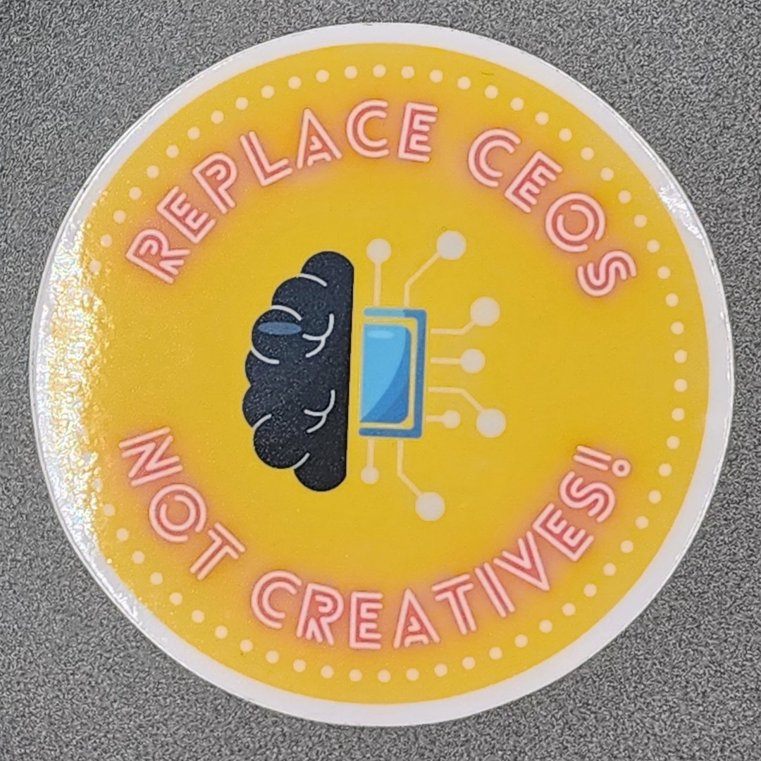 Replace Ceos Not Creatives Sticker - Etsy