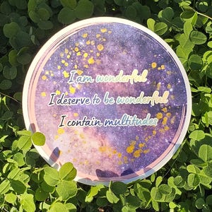 I Contain Multitudes Quote Sticker