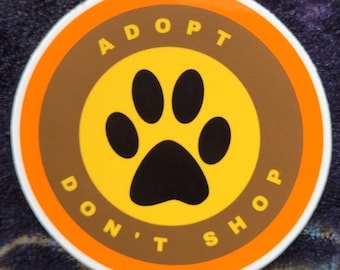 Adopteer-niet-shoppen-sticker