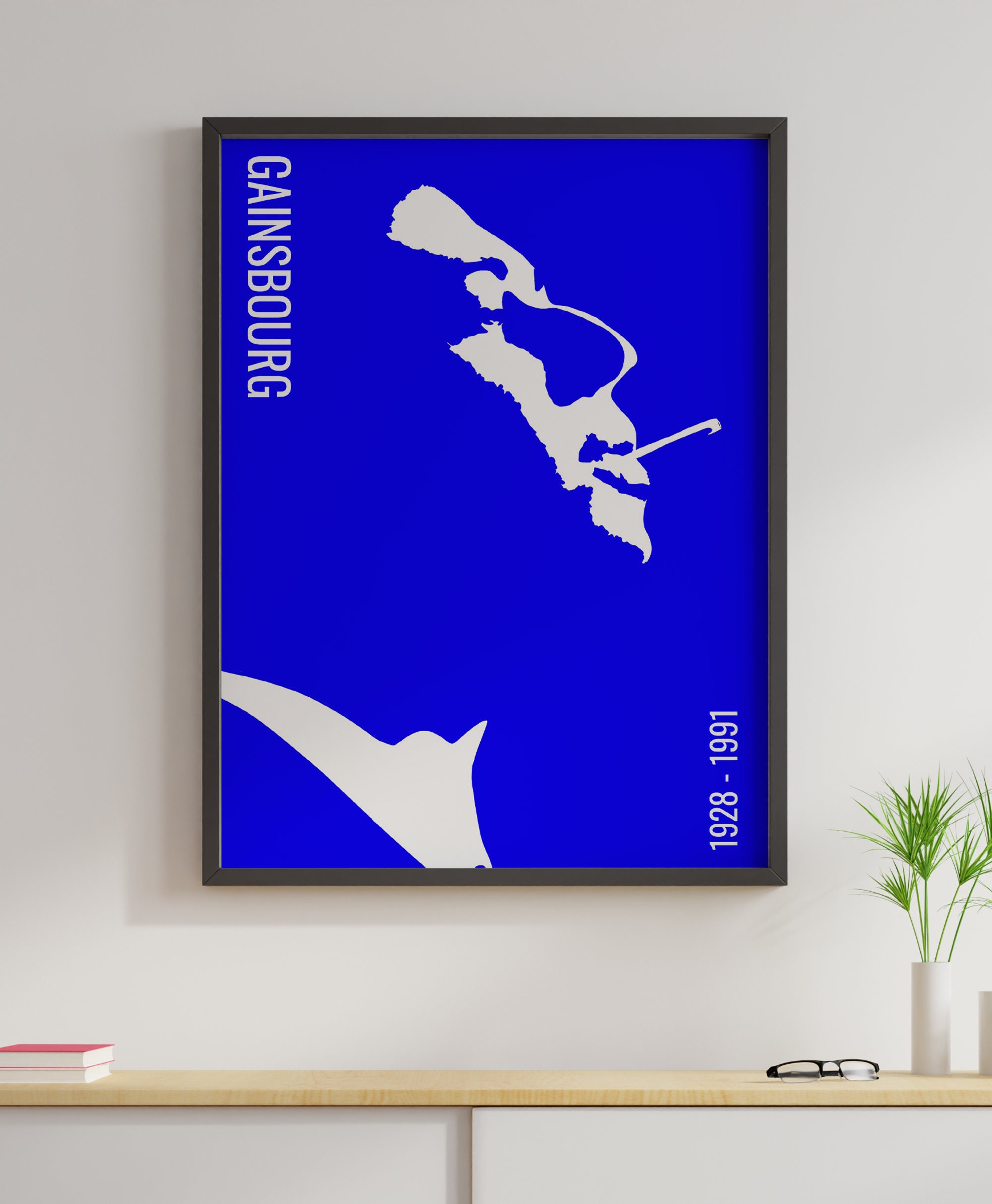 Affiche Portrait Serge Gainsbourg