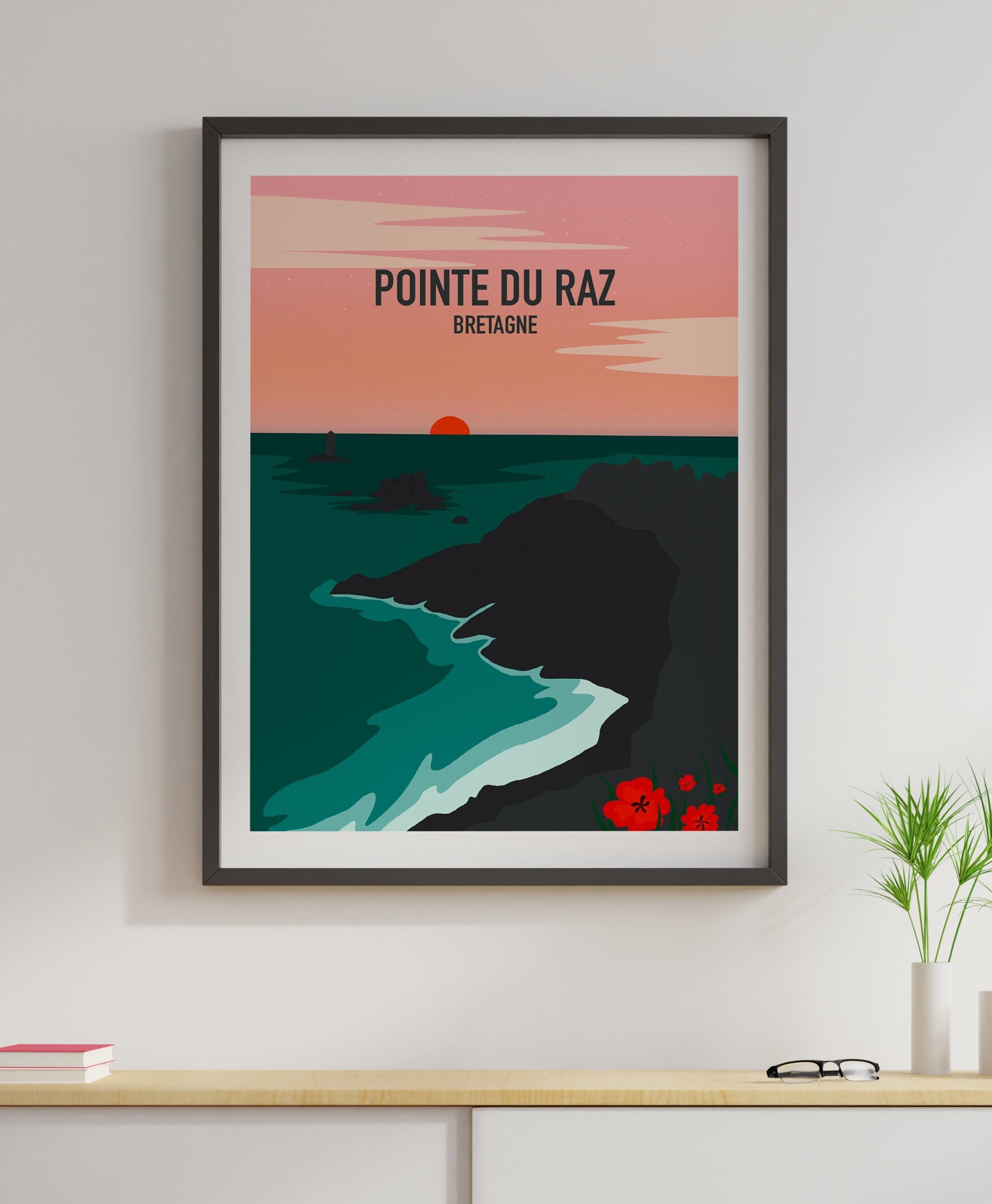 Affiche Bretagne - Pointe Du Raz