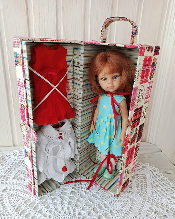 Decorative storage Box for Doll and her Clothes doll gift Etsy