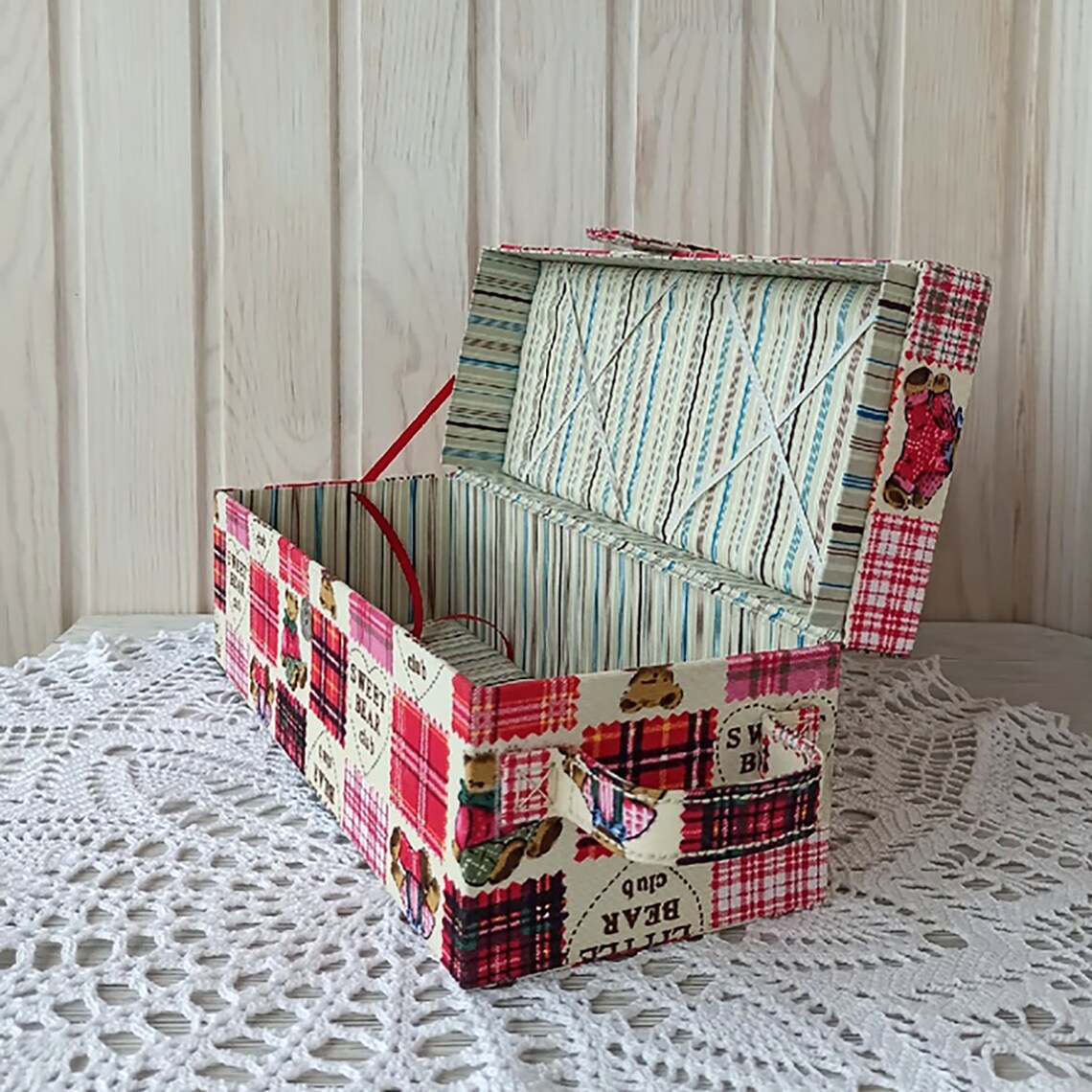 Decorative storage Box for Doll and her Clothes doll gift Etsy