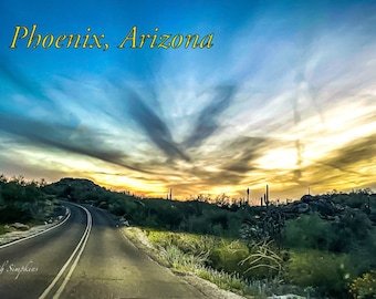Phoenix (eagle cloud) Postcard, Landscape Postcard, Digital Photography Postcard