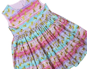 Toddler Pink Unicorn Dress | Unicorn Party Dress