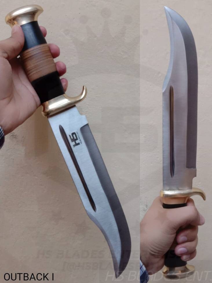 The Rostam Crocodile Dundee Outback Bowie Knife Crocodile Etsy