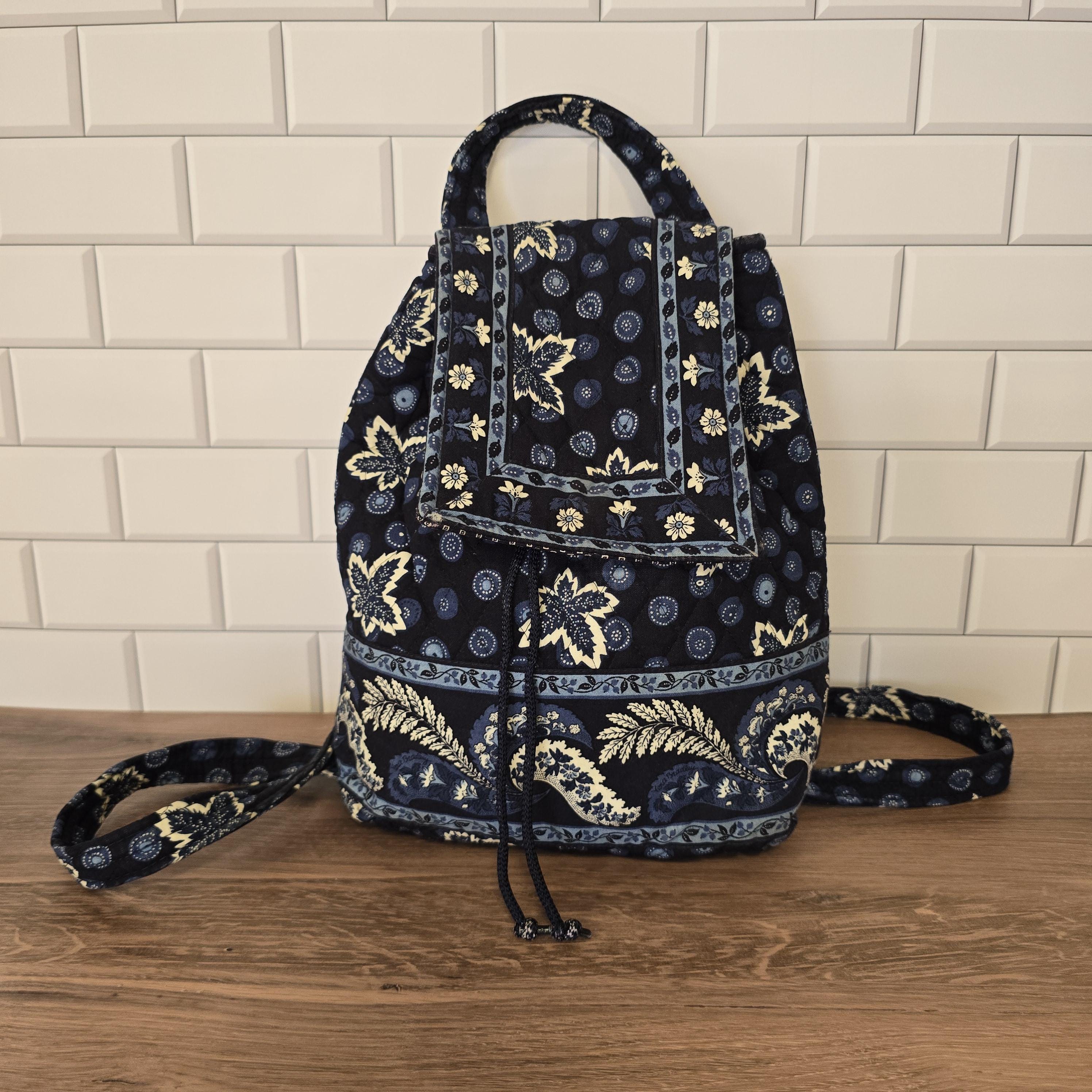 Vera bradley navy sling backpack-BNWT! Vera Bradley Utility Sling Backpack - Black – Lenny main image 3