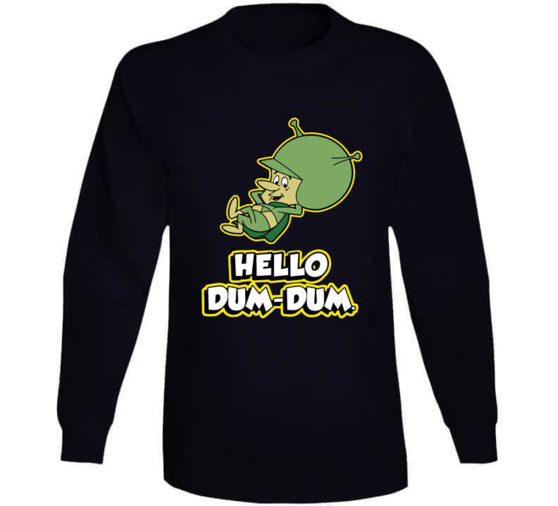 The Great Gazoo Hello Dum Dum Flintstones Cartoon Retro Fan T Etsy