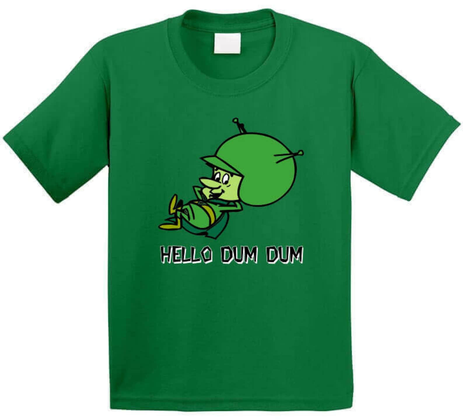 The Great Gazoo Hello Dum Dum Cartoon Flintstones T Shirt Etsy
