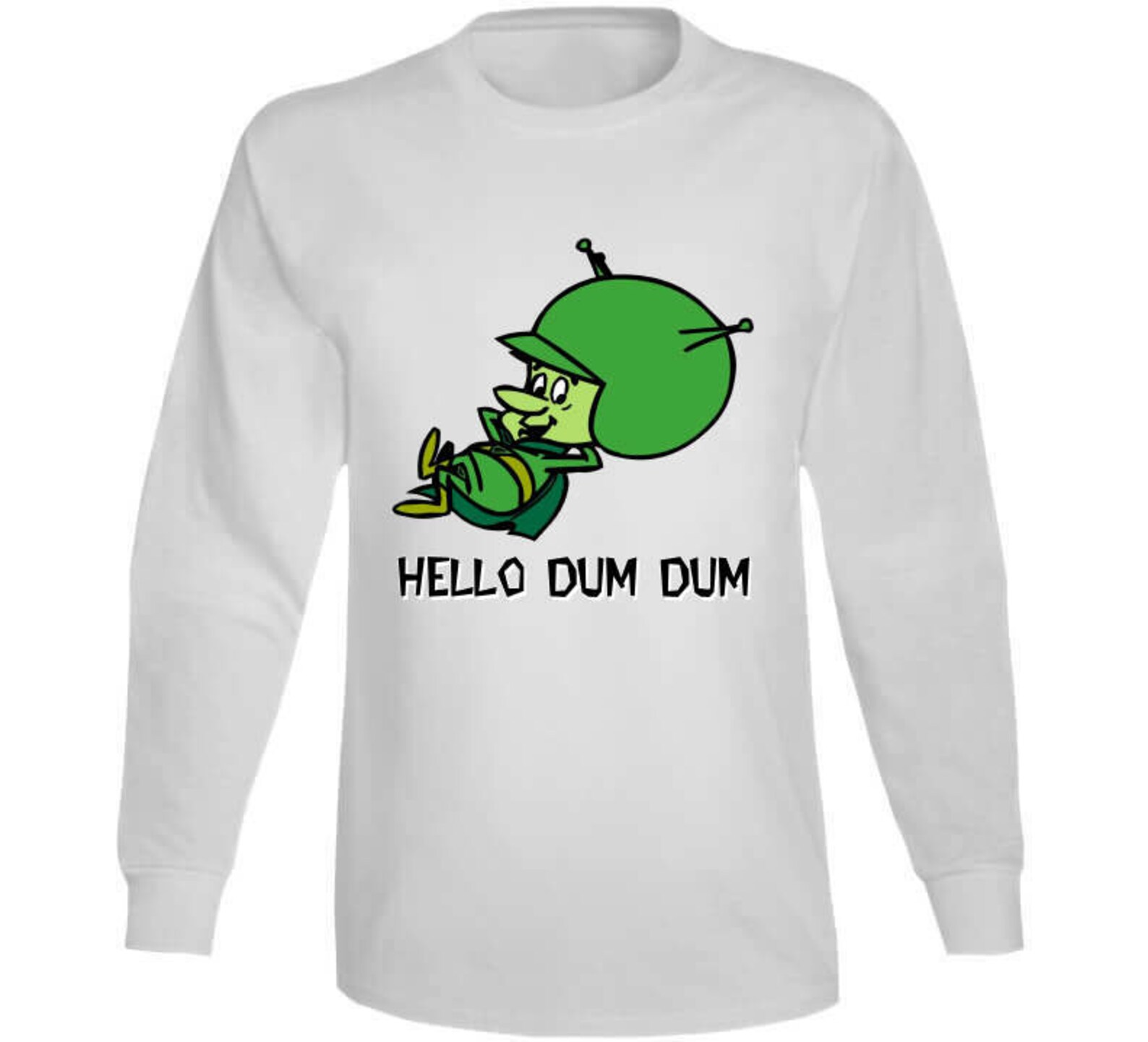 The Great Gazoo Hello Dum Dum Cartoon Flintstones T Shirt Etsy