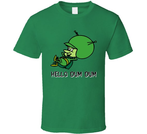 The Great Gazoo Hello Dum Dum Cartoon Flintstones T Shirt Etsy