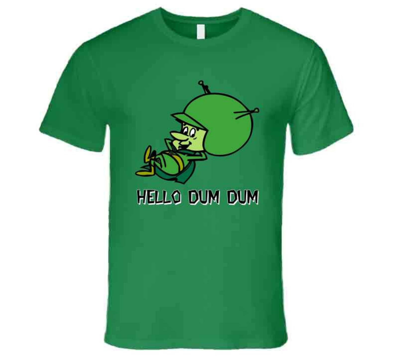 The Great Gazoo Hello Dum Dum Cartoon Flintstones T Shirt Etsy