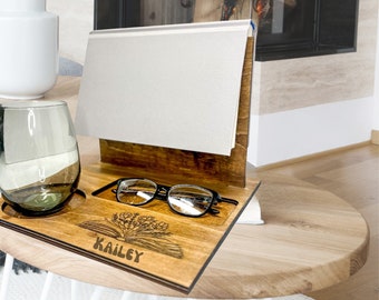 Book valet, book triangle, book page holder, book rest, unique gift for her, gift for reader, Christmas gift, bookworm