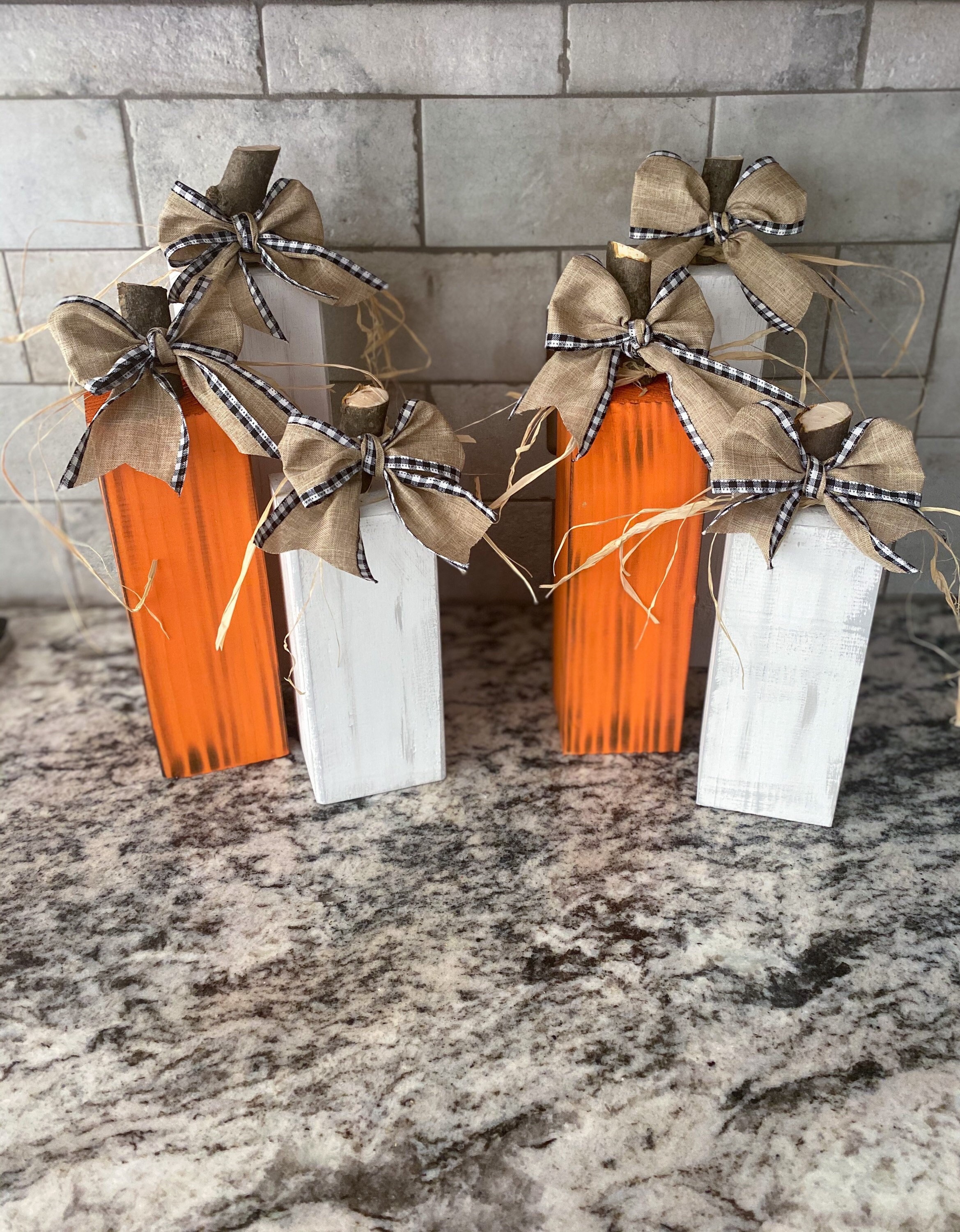 Wooden Pumpkins, Pumpkin Set, 4x4 pumpkins, Halloween Decorations, Fall Porch Decorations, Thanksgiving table décor, fall decor