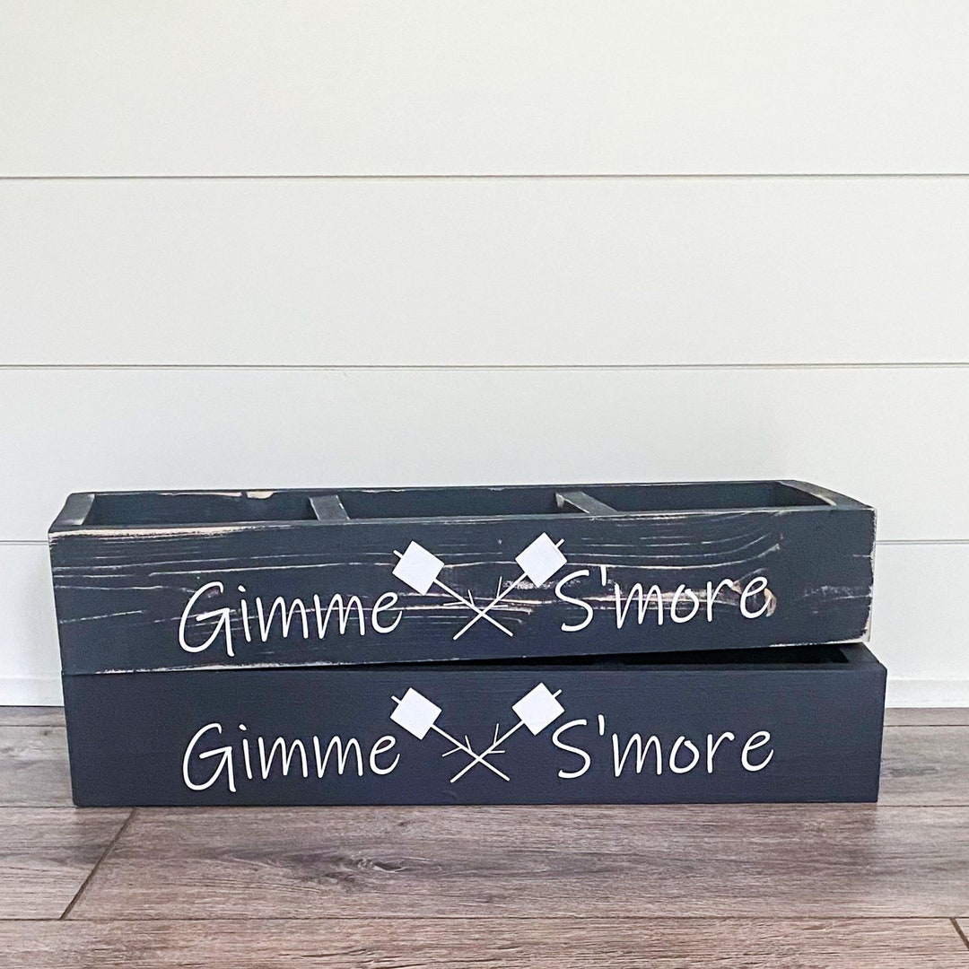 S'mores Box Smore Carrier Smore Tray Smore Station Etsy