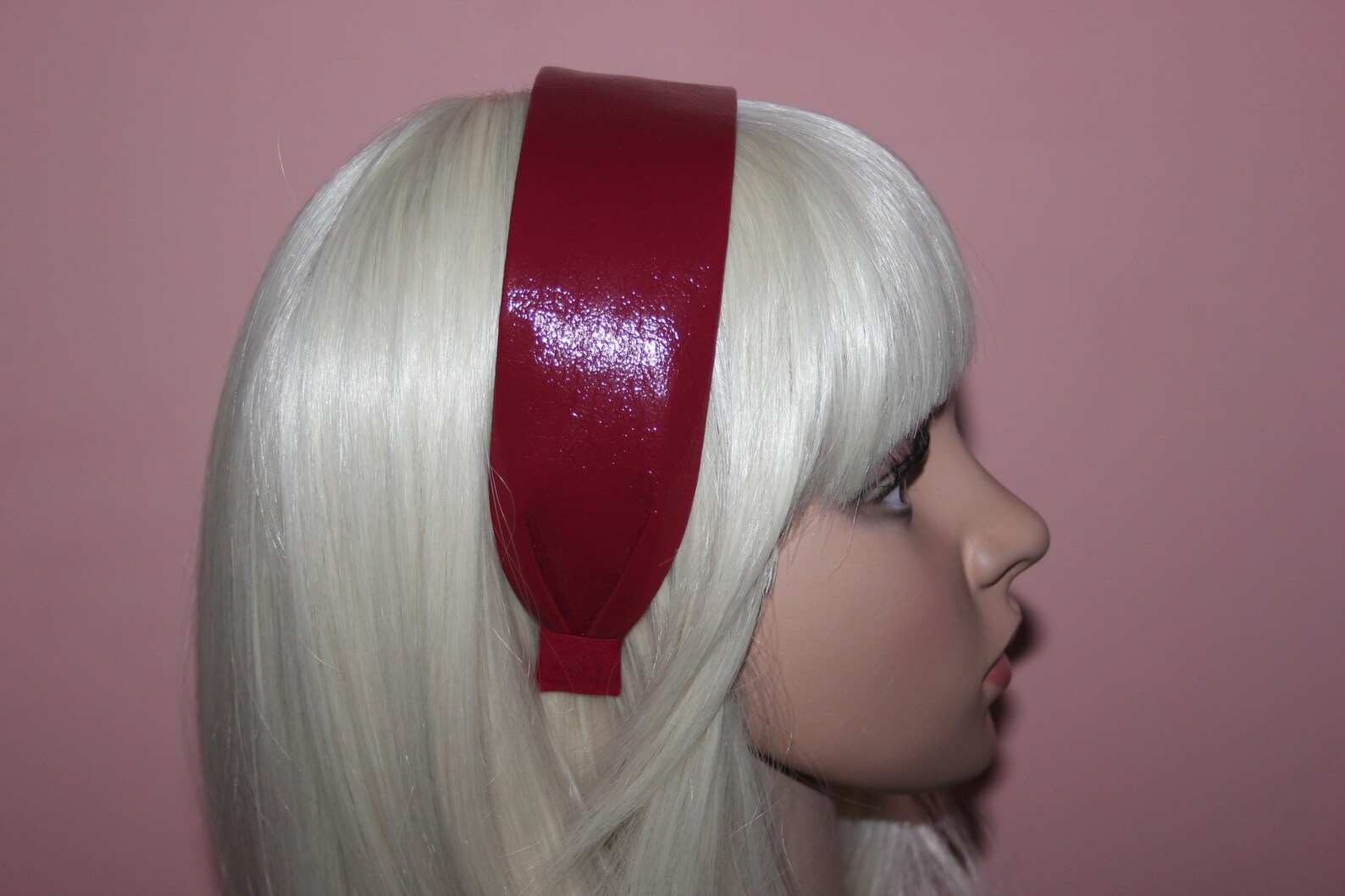 Patent leather headband 2 red woman headband cute adult Etsy