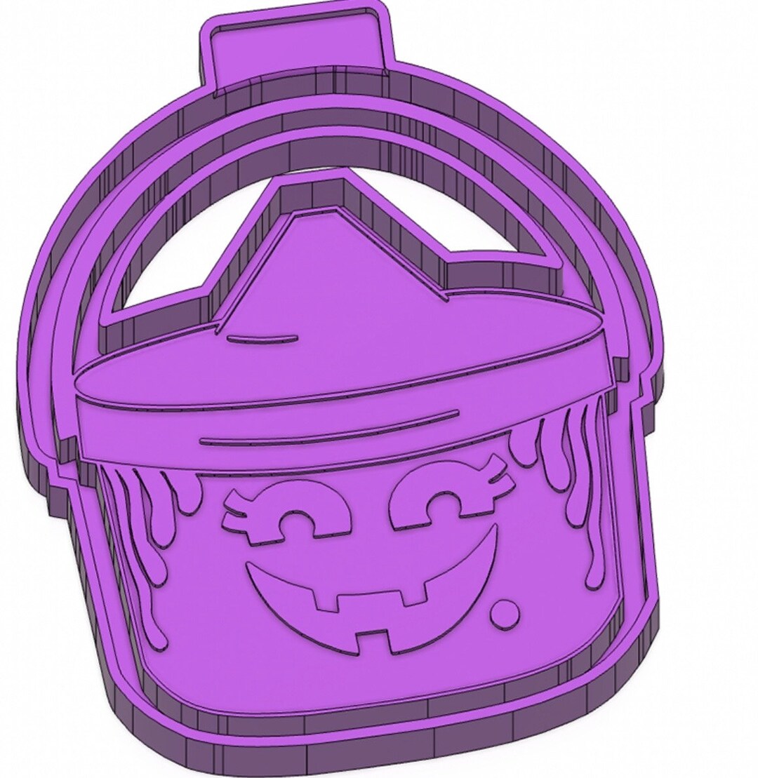 Halloween Smiley Face Bucket Freshie Silicone Mold - Etsy