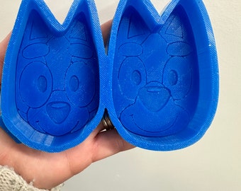 Blue Dog Sisters- Silicone Freshie Mold