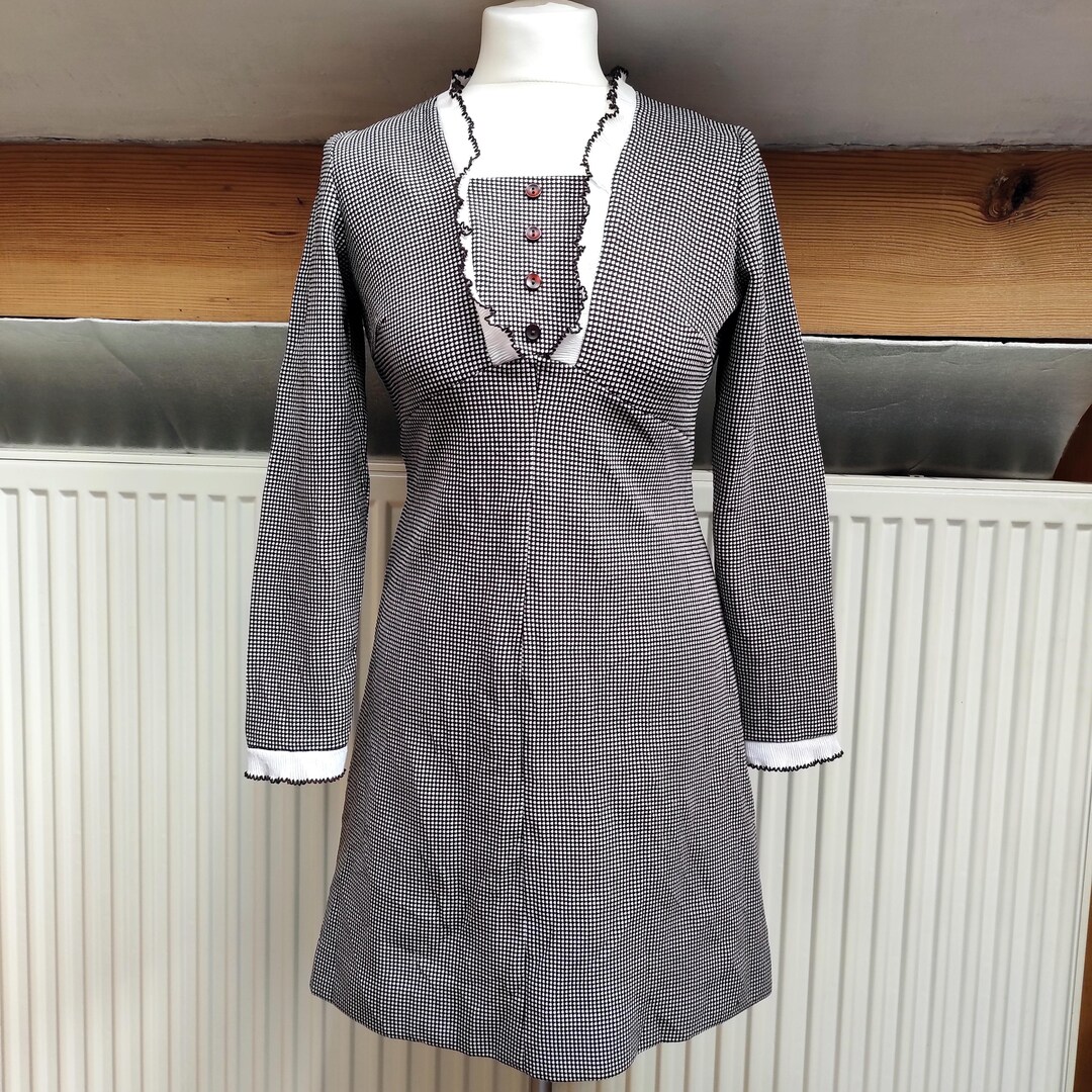 1960's Mini Denim Upcycled Dress main image 0