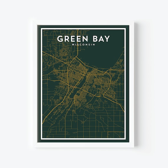 Wisconsin Packer Map Green Bay Wisconsin Map