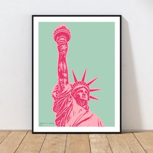 Statue of Liberty Art Print by Embarcadero Prints | Statue of Liberty Wall Art | New York City Art Print | New York Wall Art Decor