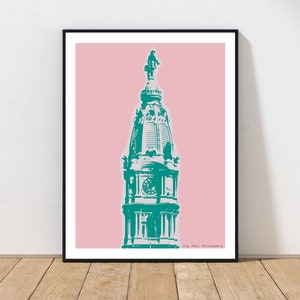 Philadelphia City Hall Art Print by Embarcadero Prints | City Hall Wall Art | Philadelphia Art Print | Pennsylvania Wall Art Decor