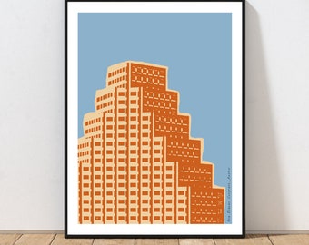 Austin One Eleven Congress Art Print by Embarcadero Prints | One Eleven Congress Wall Art | Austin Art Print | Texas Wall Art Decor