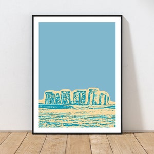 Stonehenge Art Print by Embarcadero Prints | Stonehenge Wall Art | UK Art Print | England Wall Art Decor