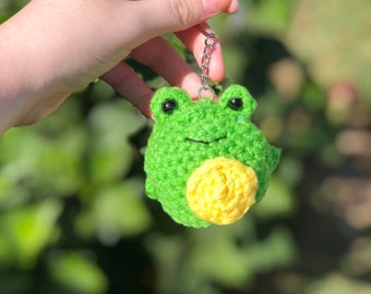 Little Lemon Knitted Keychain