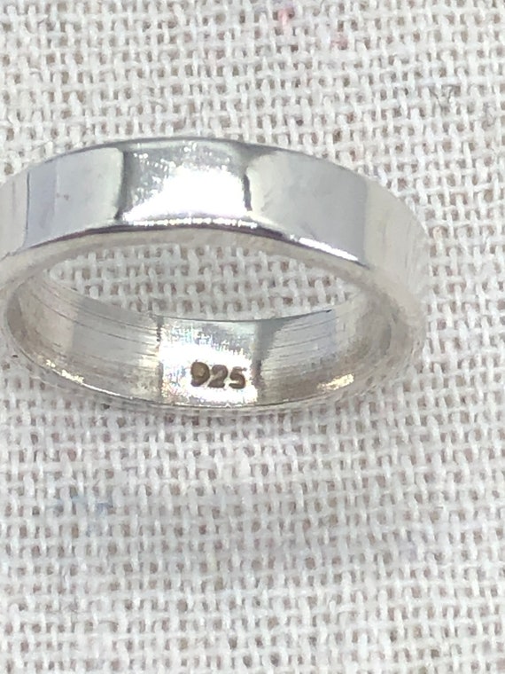 Simple Sterling Silver Band - image 2